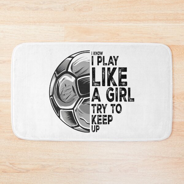 Item preview, I Know I Play Like A Girl. Try To Keep Up. designed and sold by Angry Swan Designs.