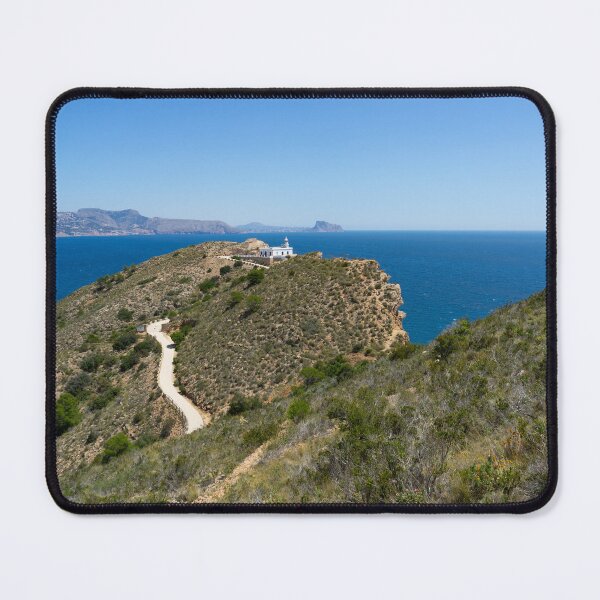 Item preview, Sierra Helada Natural Park, mountain peak with lighthouse designed and sold by Adriana Mueller.