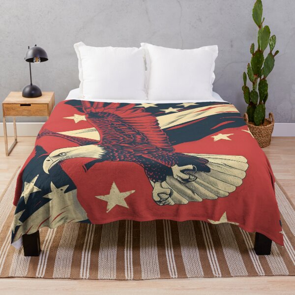Item preview, Tiled Red Bald Eagle Pattern designed and sold by dcrc.