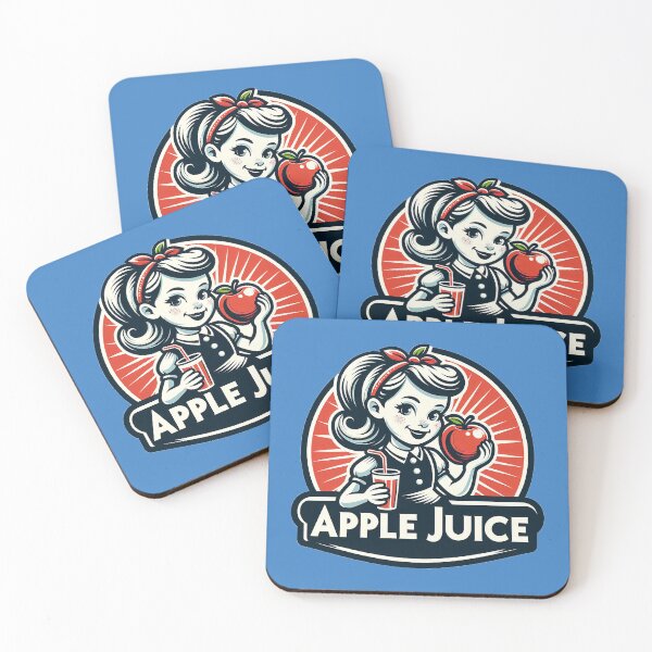 Artikelvorschau, Retro Beverage - Apple Juice entworfen und verkauft von MugshotsAndMore.