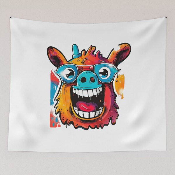 Item preview, Antidepression cool llama sticker style designed and sold by SmileshareShop.