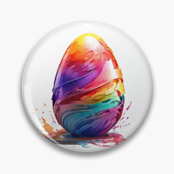 Item preview, A digital watercolor painting of an Easter egg designed and sold by Rose Design & Photos.