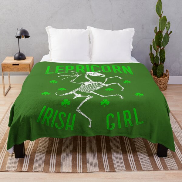 Item preview, Unicorn St Patrick's Day Lepricorn Funny Irish Goth Skeleton designed and sold by GrandeDuc.