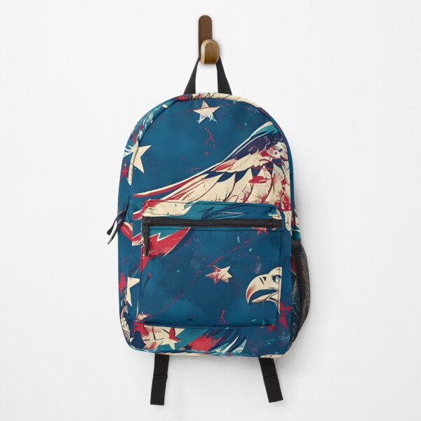 Item preview, Tiled Blue Bald Eagle Pattern designed and sold by dcrc.