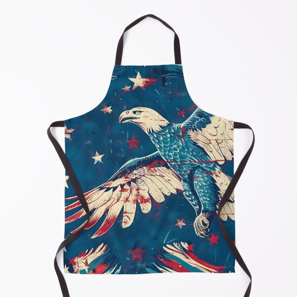 Item preview, Tiled Blue Bald Eagle Pattern designed and sold by dcrc.