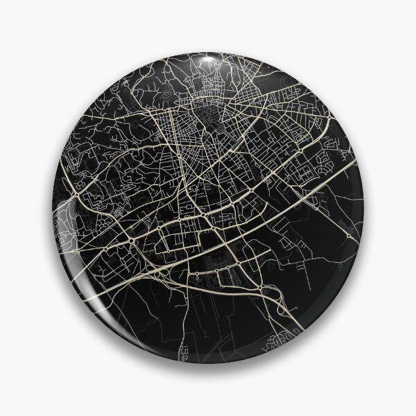 Item preview, Map of Nîmes Black and white designed and sold by Jerhus.