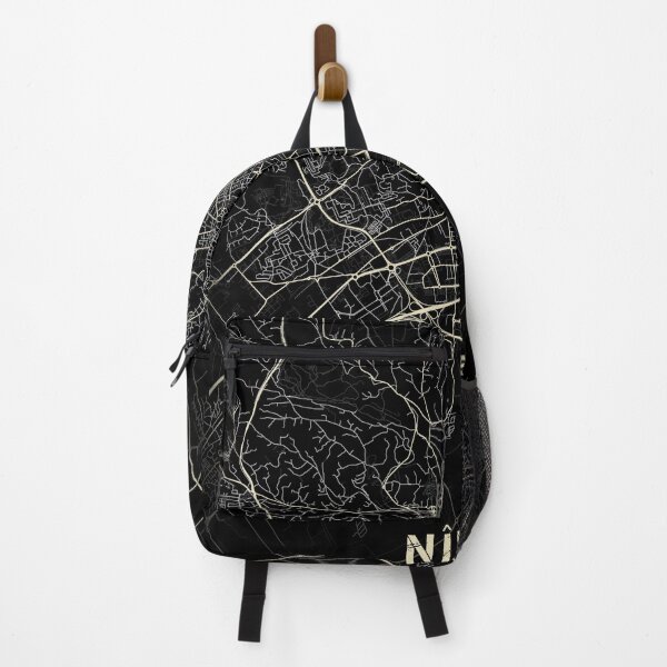 Item preview, Map of Nîmes Black and white designed and sold by Jerhus.