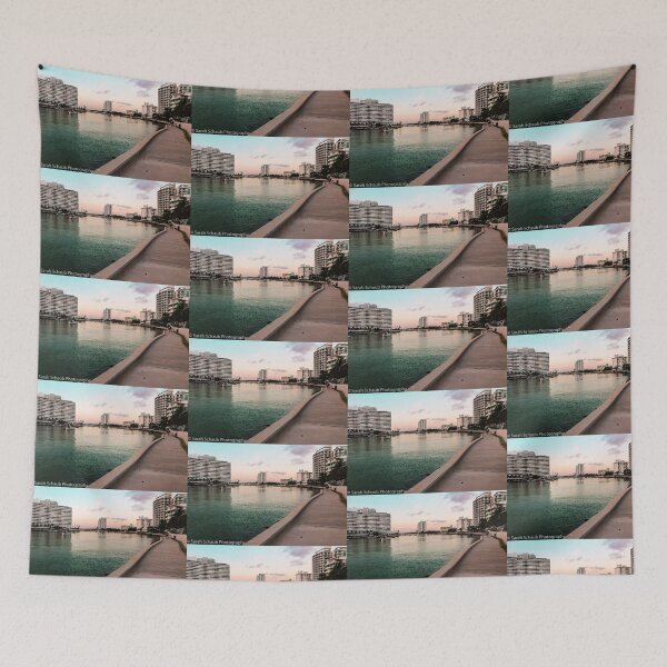 Item preview, Sunset in Miami Beach, Miami - Boardwalk - Atlantic Ocean designed and sold by S S Photography.