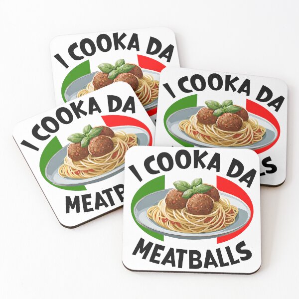 Item preview, I Cooka Da Meatballs designed and sold by Angry Swan Designs.