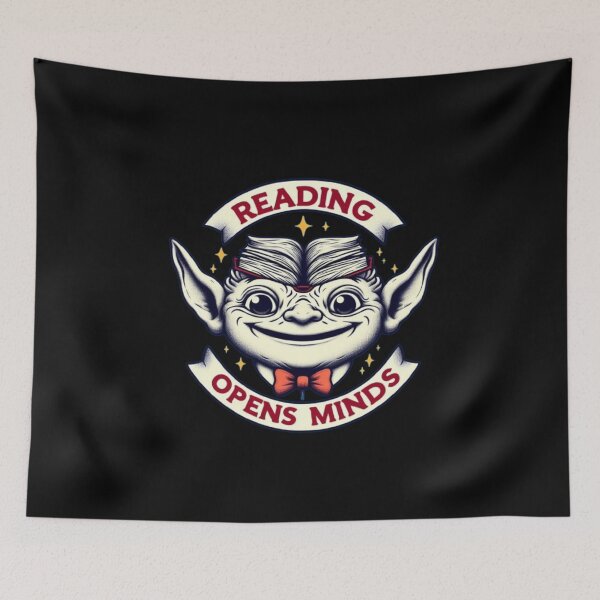 Item preview, Reading Opens Minds designed and sold by HeadTurningArt.