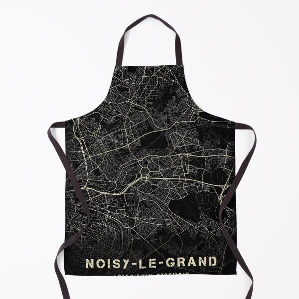 Item preview, Map of Noisy-le-Grand Black and white designed and sold by Jerhus.