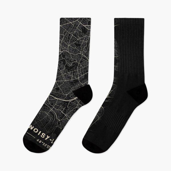 Item preview, Map of Noisy-le-Grand Black and white designed and sold by Jerhus.