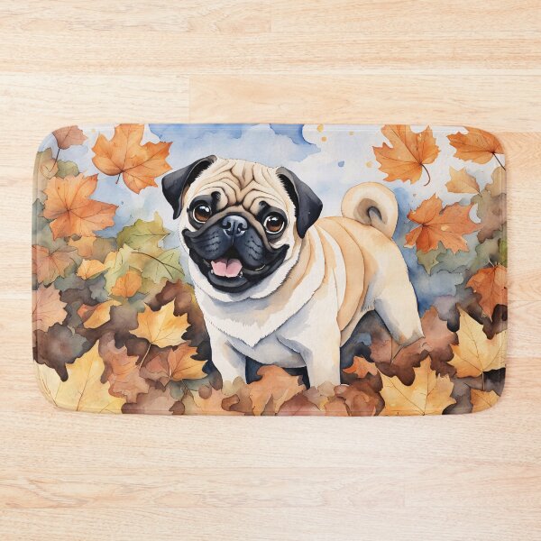 Item preview, Passion Painting: Pug’s Autumn Adventure designed and sold by ArtsyInventor.