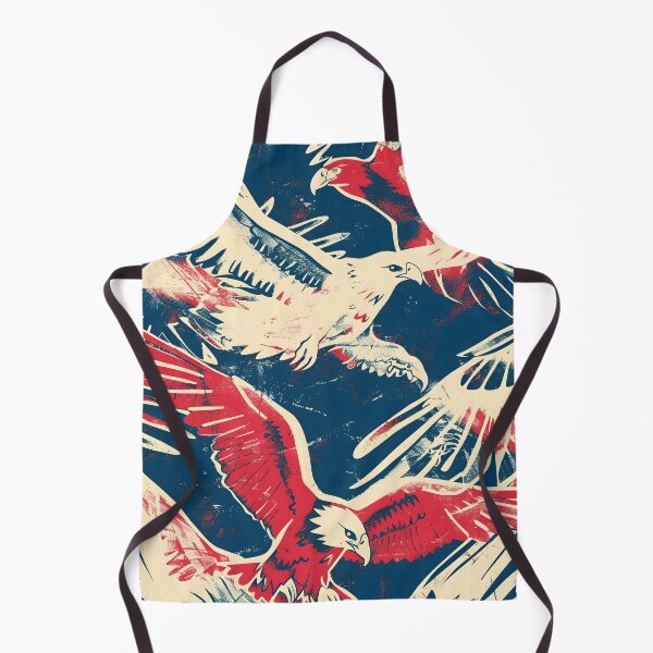 Item preview, Tiled Bald Eagle Collage Pattern designed and sold by dcrc.