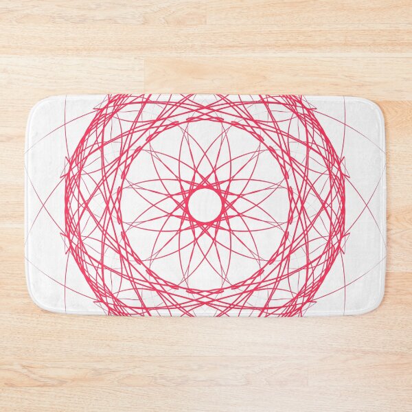 Item preview, Pink spirograph mandala of love designed and sold by CutieBlue.