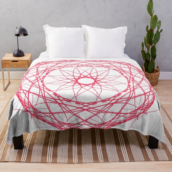 Item preview, Pink spirograph mandala of love designed and sold by CutieBlue.