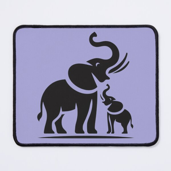 Item preview, Elephant Silhoutte, Wild Animals, Animal Silhoutte designed and sold by SnuggleSafari.