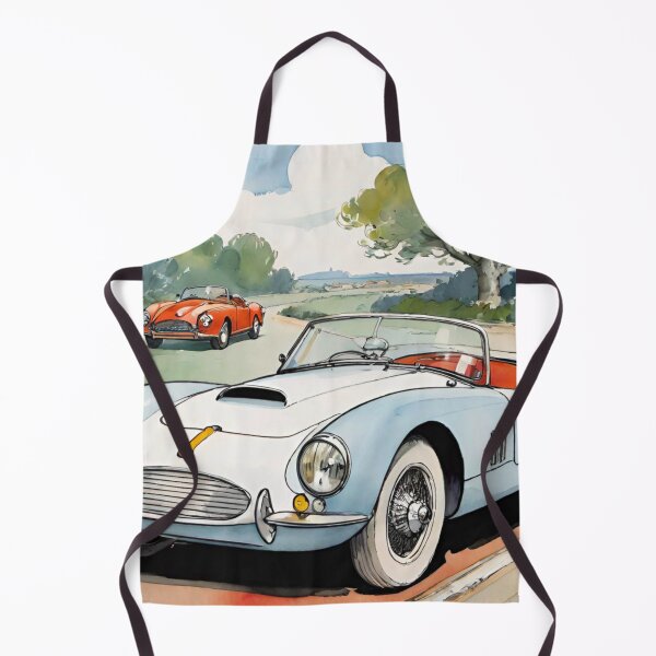 Item preview, Vintage Elegance: Light Blue Retro Sports Car Gliding Through Time designed and sold by GrizzlyCollective.