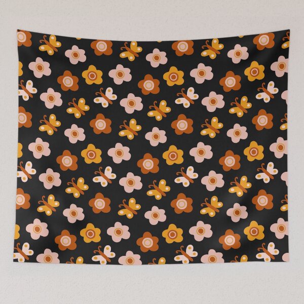 Item preview, Butterfly & Flower ; Bohemian Pattern designed and sold by PatternInArt.