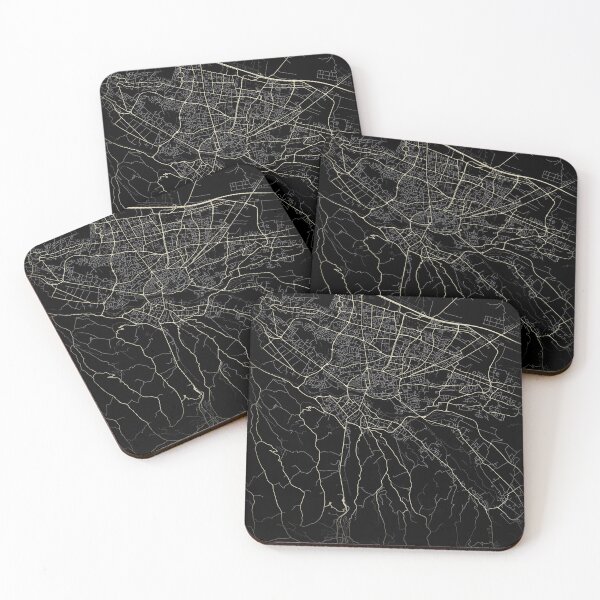 Item preview, Map of Pau Black and white designed and sold by Jerhus.