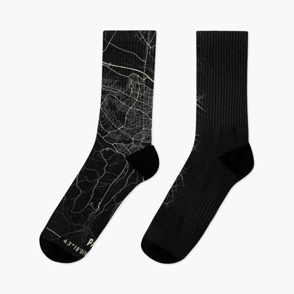 Item preview, Map of Pau Black and white designed and sold by Jerhus.