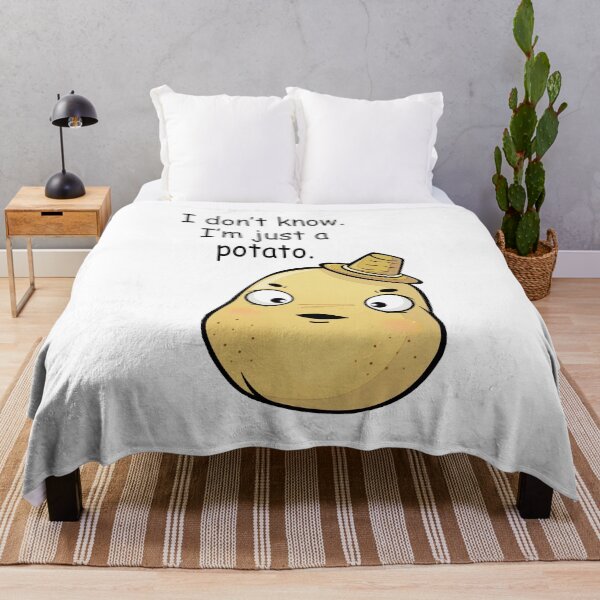 Item preview, I Don't Know. I'm Just A Potato. designed and sold by Angry Swan Designs.
