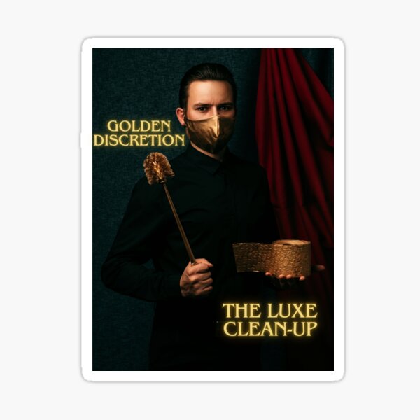 Item preview, Funny gift's for a cleaner Golden Discretion: The Luxe Clean-Up designed and sold by YourFavShop225.