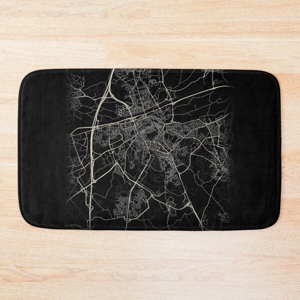 Item preview, Map of Perpignan Black and white designed and sold by Jerhus.
