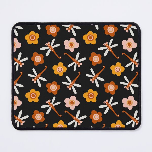 Item preview, Dragonfly & Flower ; Bohemian Pattern designed and sold by PatternInArt.