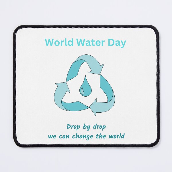 Item preview, World Water Day || With Inspirational Quote designed and sold by ShopWearInspire.