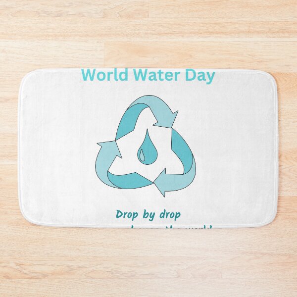 Item preview, World Water Day || With Inspirational Quote designed and sold by ShopWearInspire.
