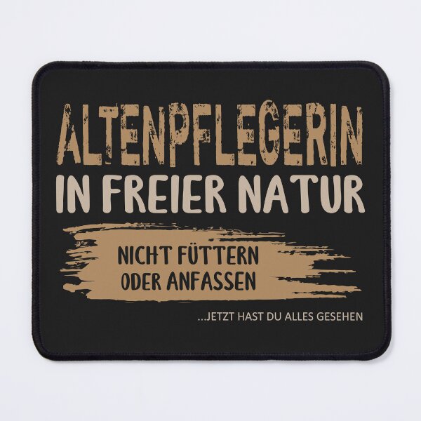 Item preview, Altenpflegerin in freier Natur. Lustiger Spruch auf T-Shirt, Sticker, Poster & mehr. Geschenkidee designed and sold by silentcolors.