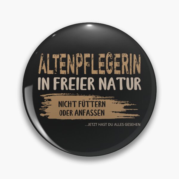 Item preview, Altenpflegerin in freier Natur. Lustiger Spruch auf T-Shirt, Sticker, Poster & mehr. Geschenkidee designed and sold by silentcolors.