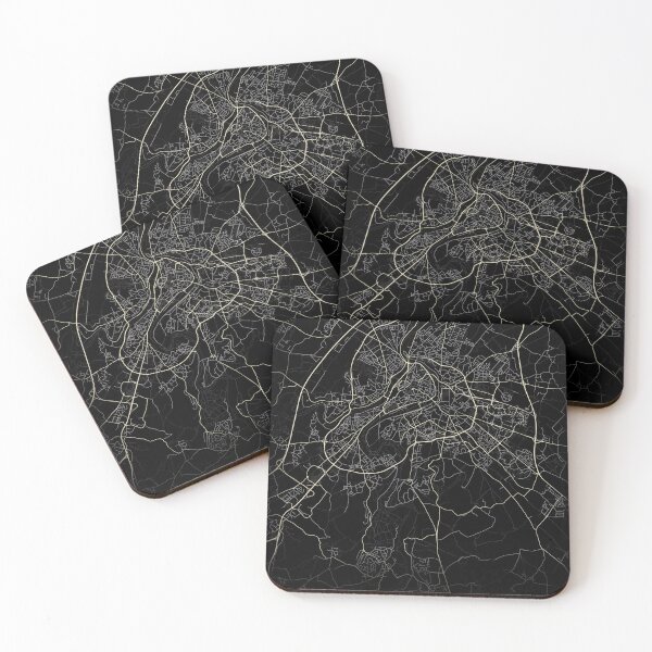 Item preview, Map of Poitiers Black and white designed and sold by Jerhus.