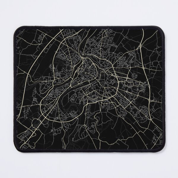 Item preview, Map of Poitiers Black and white designed and sold by Jerhus.