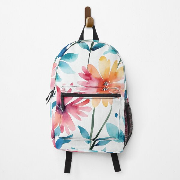 Item preview, Colorful stylish minimalist abstract flowers water color designed and sold by yeekazar.