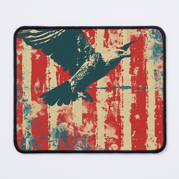 Item preview, Tiled Patriotic Bald Eagle Pattern designed and sold by dcrc.