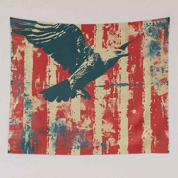 Item preview, Tiled Patriotic Bald Eagle Pattern designed and sold by dcrc.