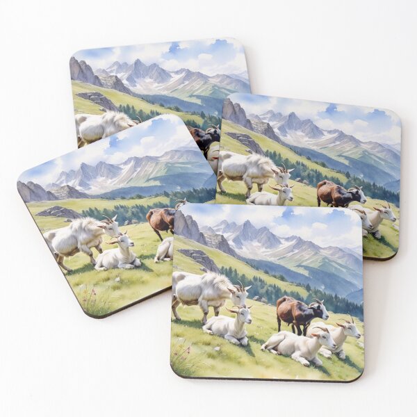 Item preview, Goats in the Pasture designed and sold by M-Y-A-R-T-.