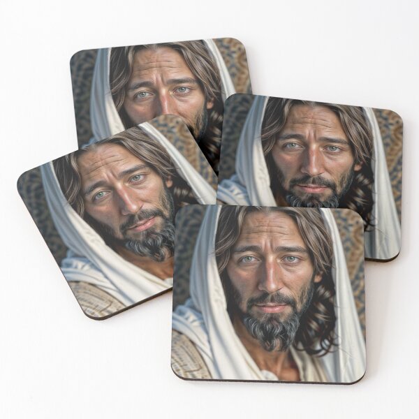 Item preview, Divine Gaze: Realistic Jesus Portrait - Spiritual Art Collection designed and sold by Philipe3d.