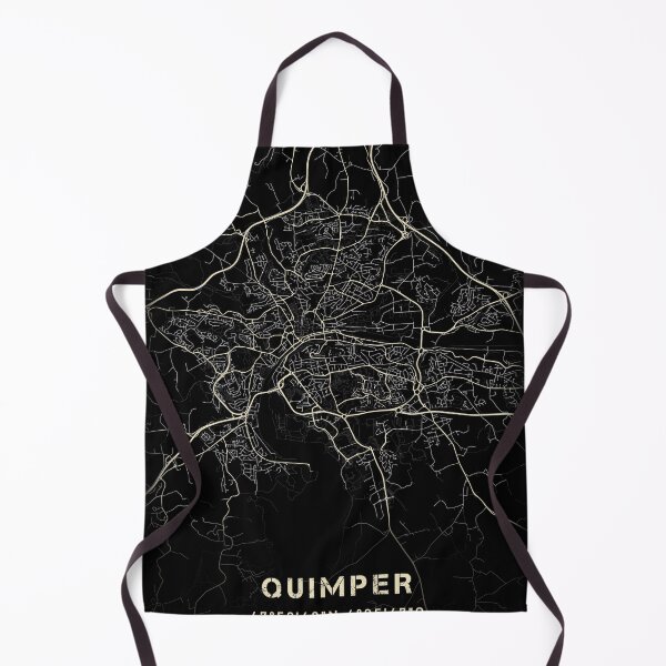Item preview, Map of Quimper Black and white designed and sold by Jerhus.