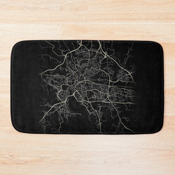 Item preview, Map of Quimper Black and white designed and sold by Jerhus.