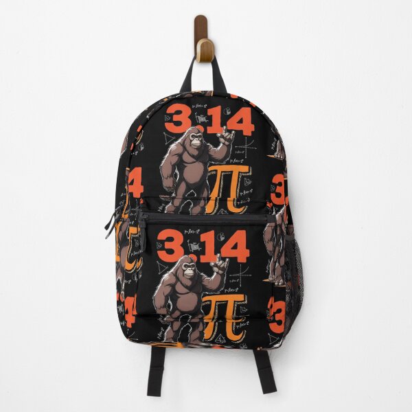 Item preview, Funny Bigfoot Happy Pi Day Rock On Pi Symbol For Math Lovers designed and sold by GravitiTees.