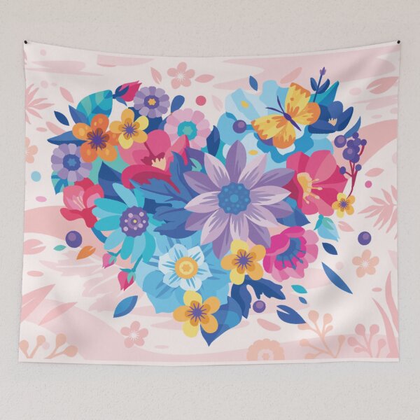 Item preview, Flower heart designed and sold by TheGiftFreak.