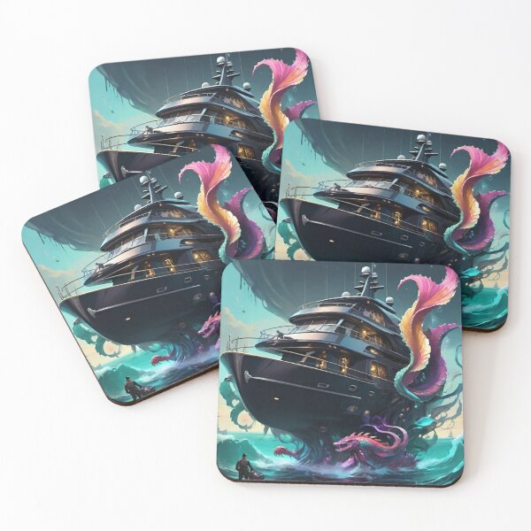 Item preview, "Maritime Majesty and Mythical Encounter" designed and sold by MYTHIC PEEL STICKERS.