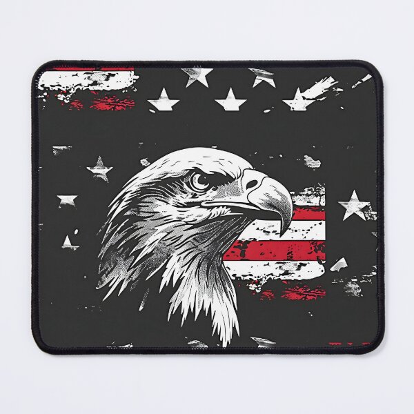 Item preview, Tiled Patriotic Bald Eagle Bust designed and sold by dcrc.