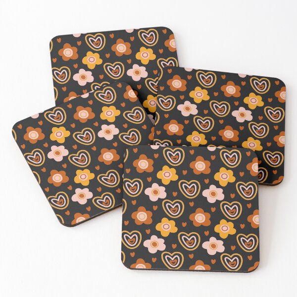 Item preview, Hearts & Flower ; Bohemian Pattern designed and sold by PatternInArt.