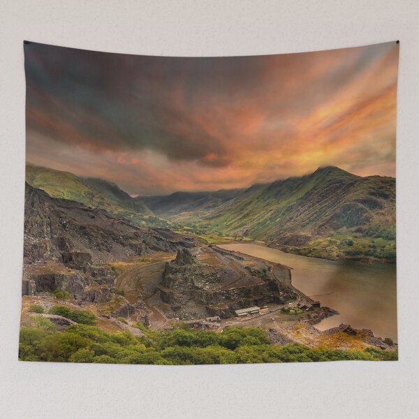 Item preview, Snowdon Mountain from Slate Quarry Llanberis designed and sold by AJEvans.