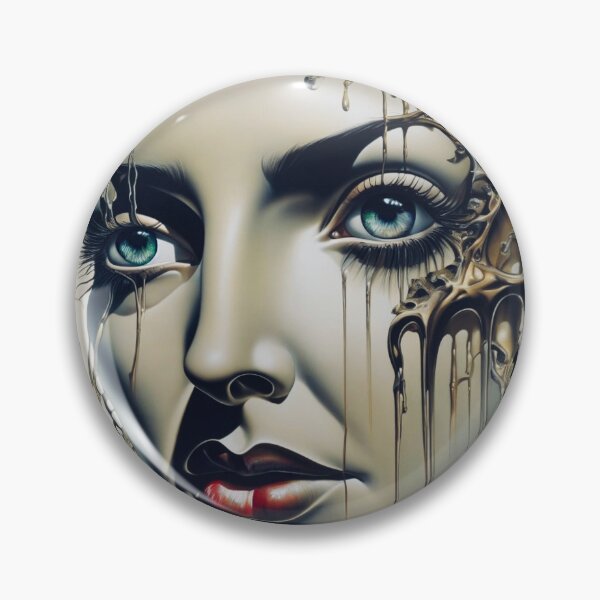 Item preview, Surrealistic womans face  designed and sold by JZDezignsz.
