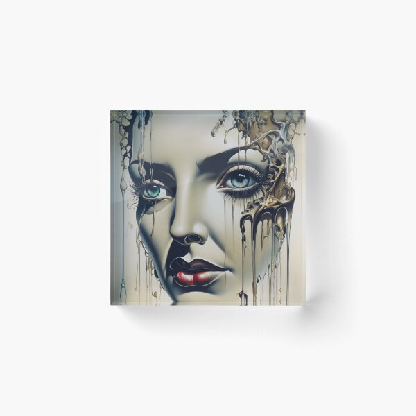 Item preview, Surrealistic womans face  designed and sold by JZDezignsz.
